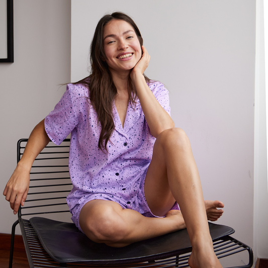 Camisa y short de pijama