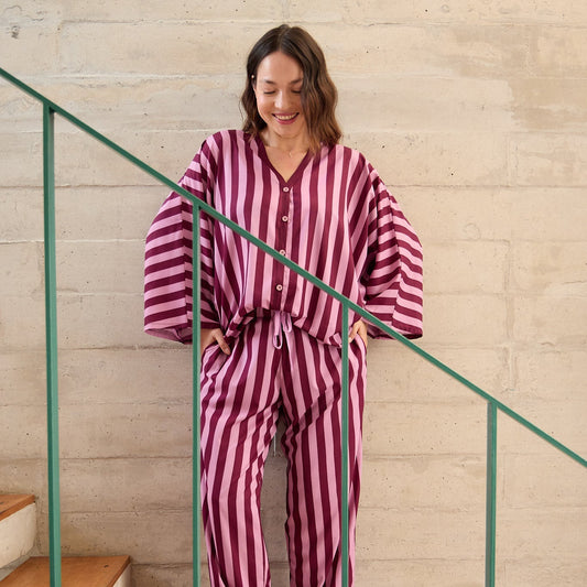 pijama de seda de mujer