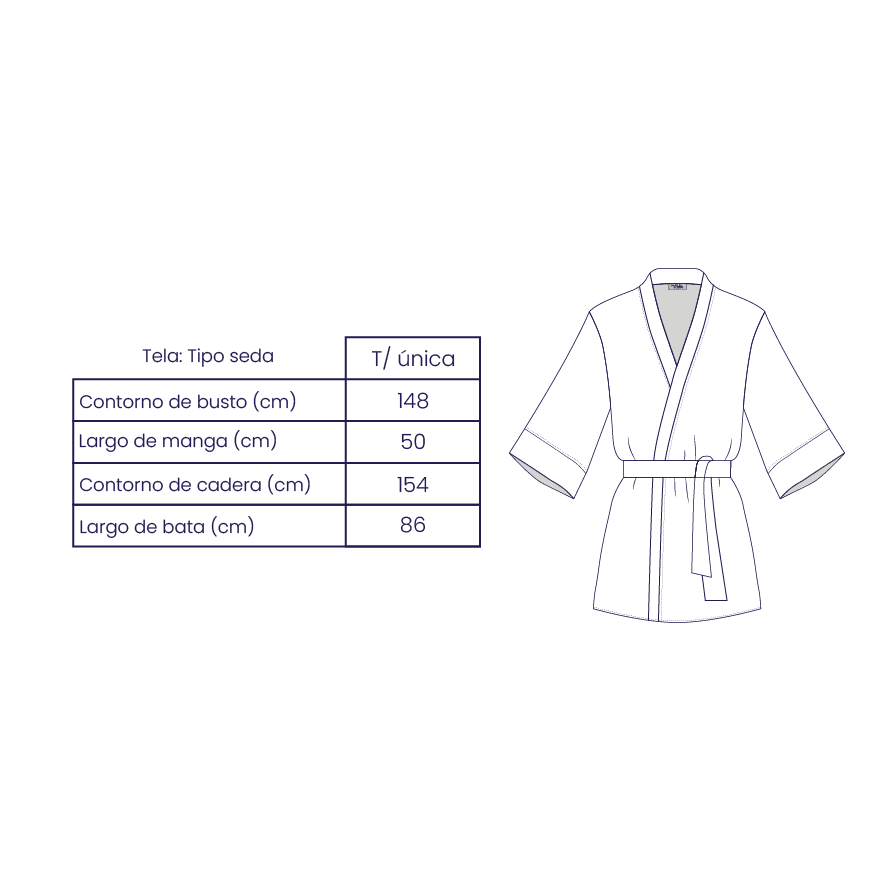Conjunto Kimono y Pijama Couleur - Le Matin Sleepwear