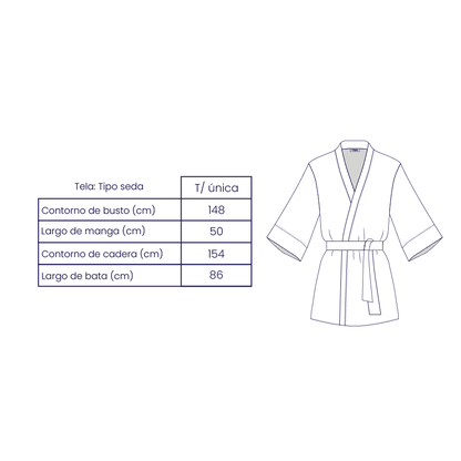 Conjunto Kimono y Pijama Couleur - Le Matin Sleepwear