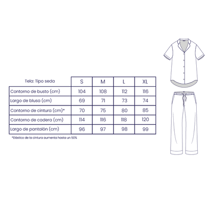 Conjunto Kimono y Pijama Couleur - Le Matin Sleepwear